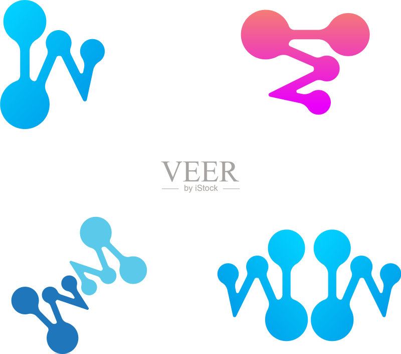 分子设计图标素材