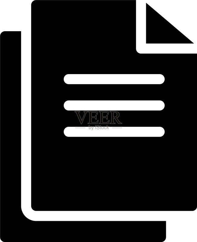 折叠纸堆图标素材