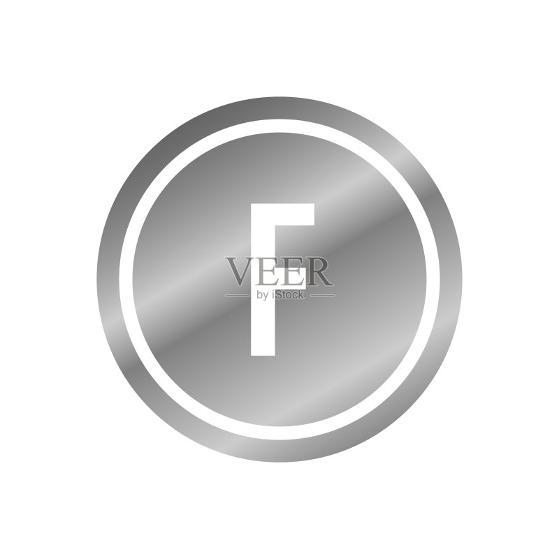 首字母F标志设计模板图标素材