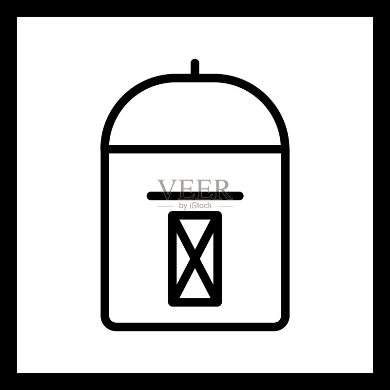 邮筒图标图标素材