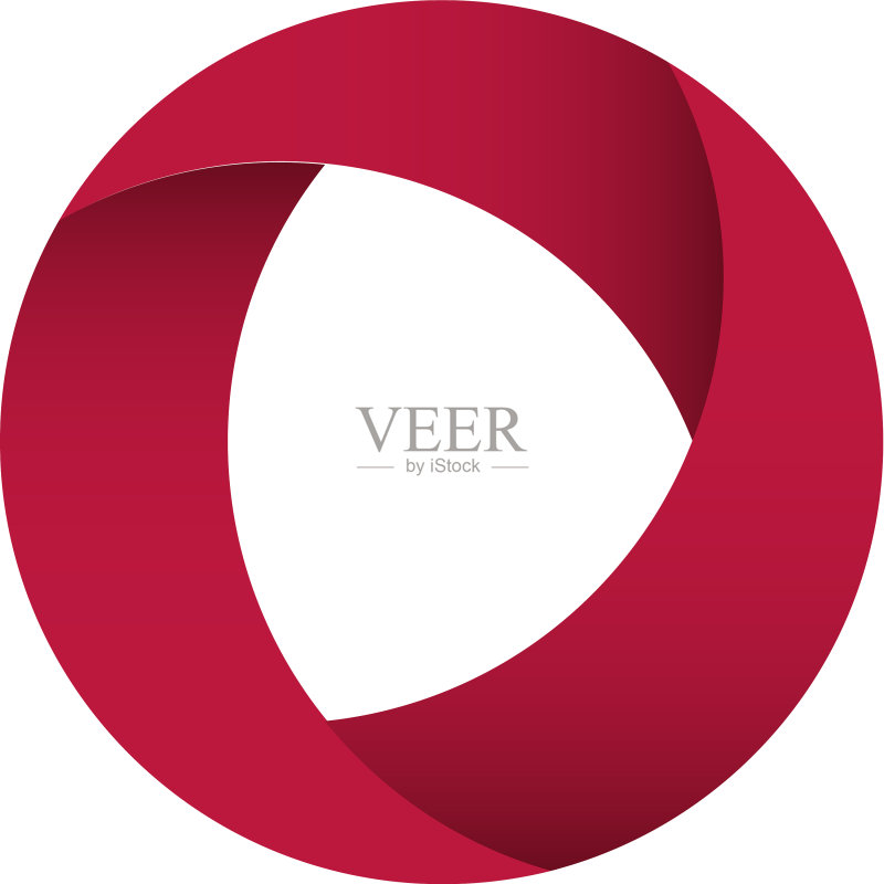 圆形logo设计模板无限循环形状图标素材