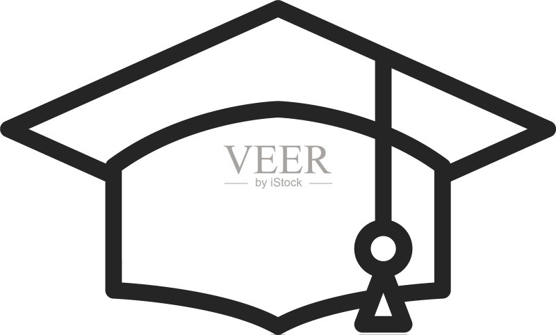 学术毕业帽图标图标素材