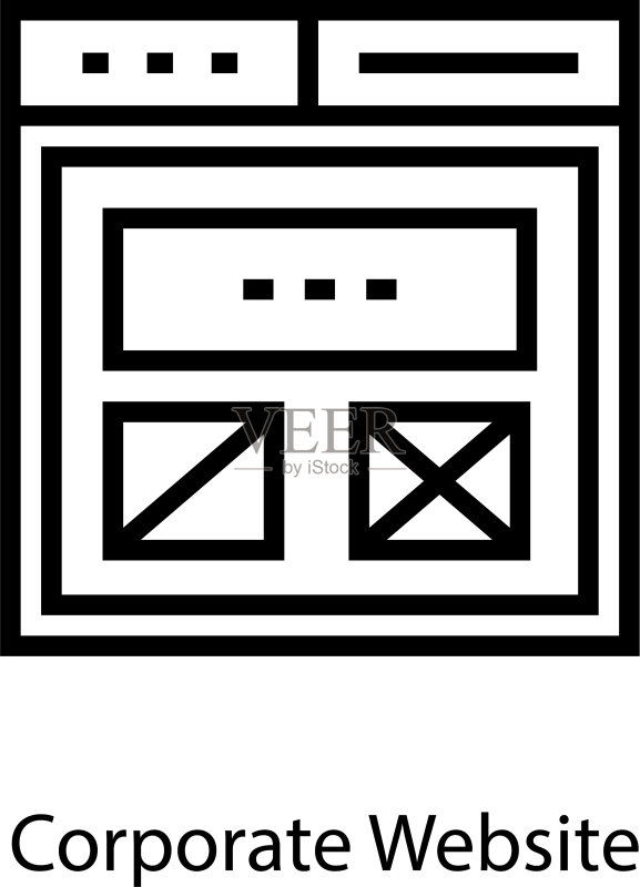 企业商务网站图标素材