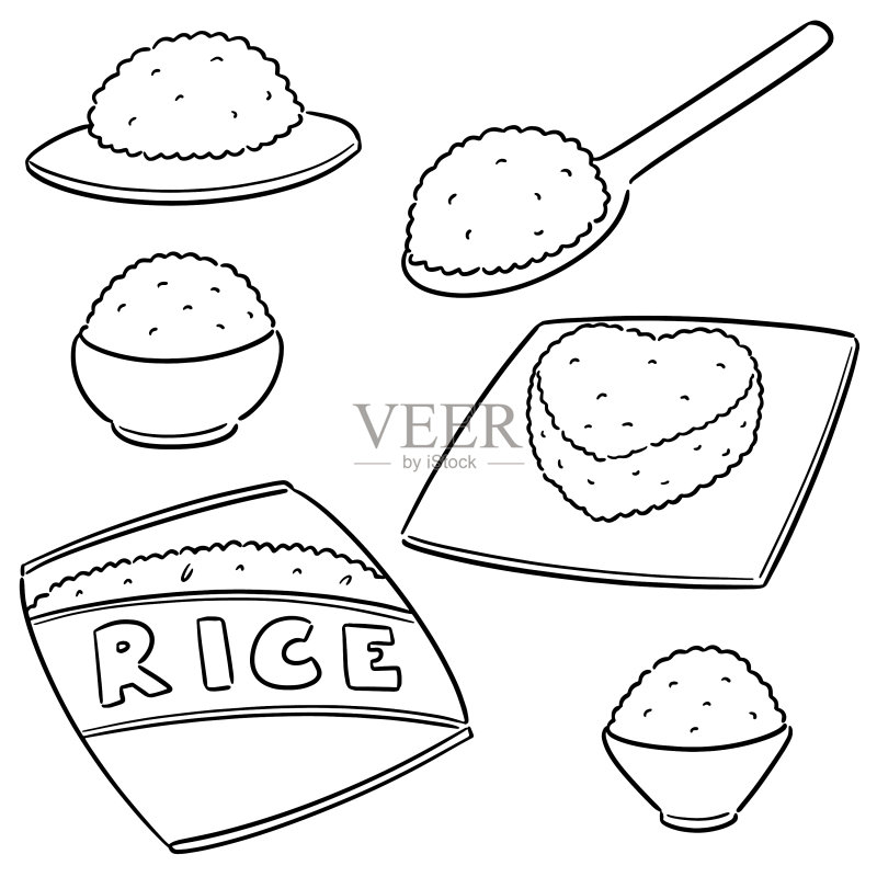 米饭套餐图标素材