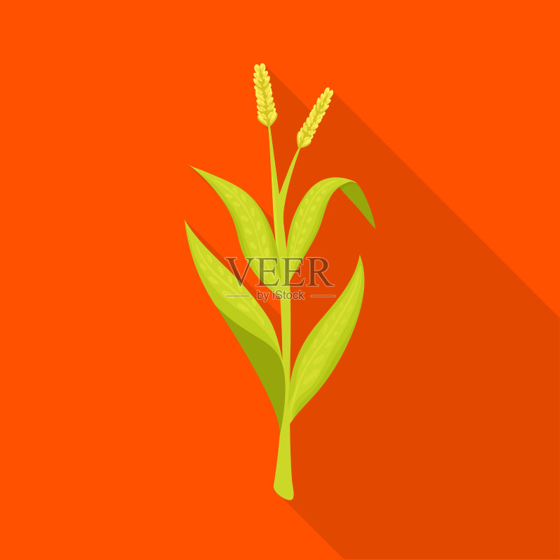 甜蜜玉米符号集图标素材