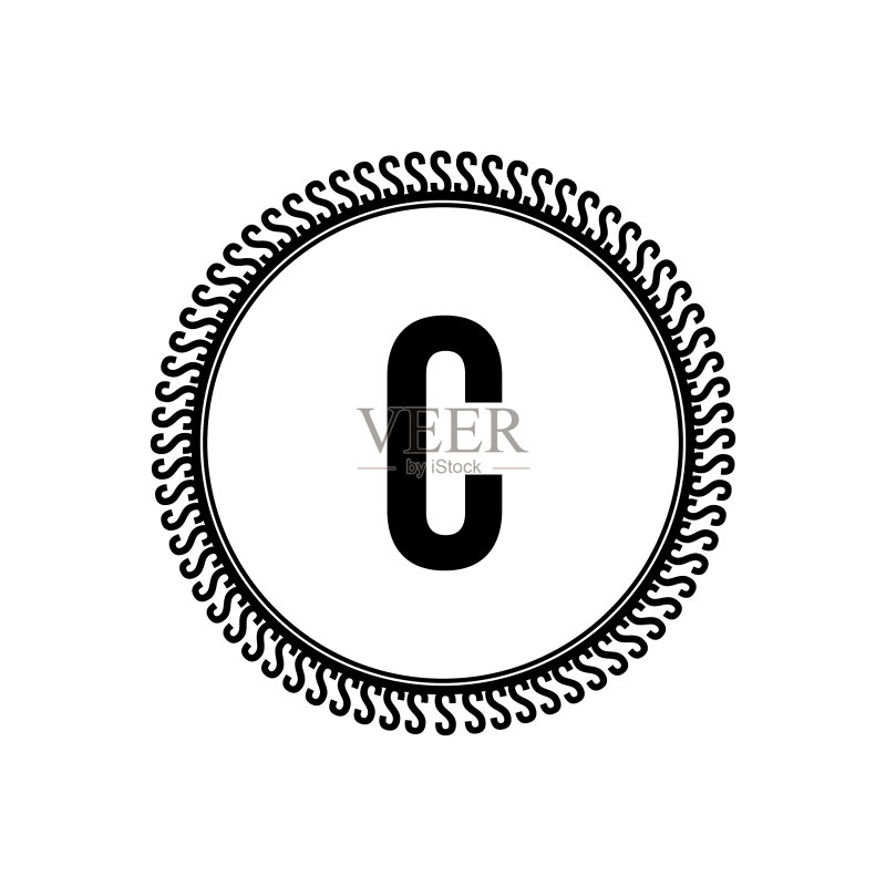 首字母c标志模板设计图标素材