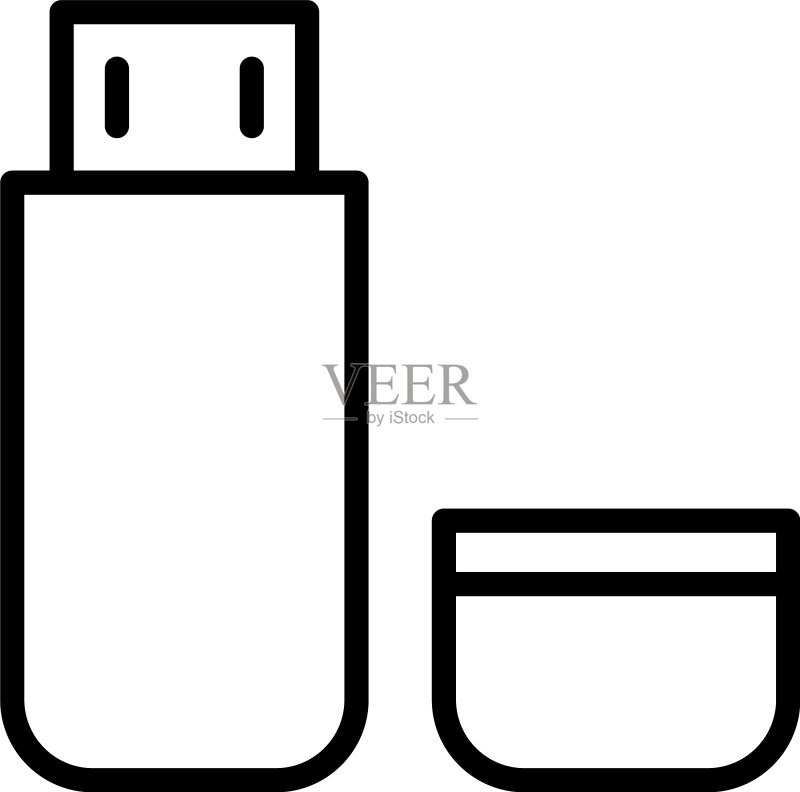 USB驱动器图标素材
