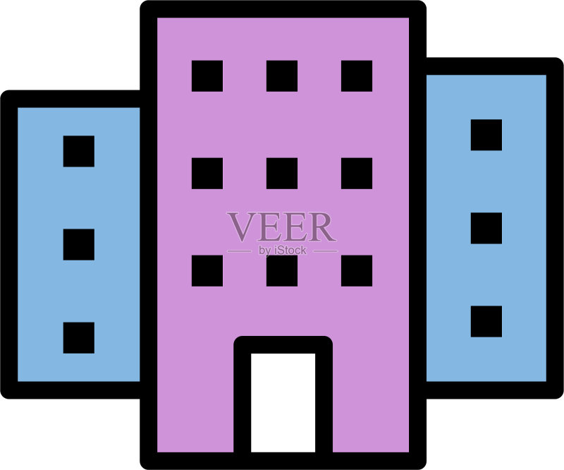 建筑图标图标素材