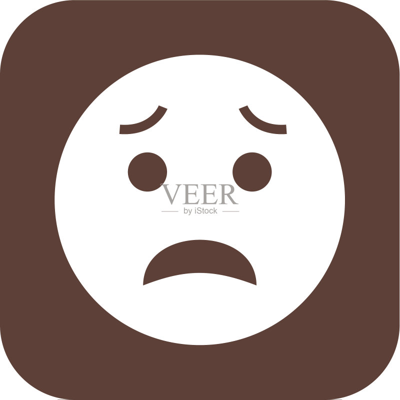 害怕的表情符号图标图标素材