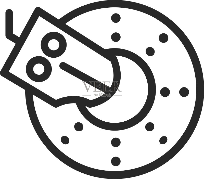 刹车图标图标素材
