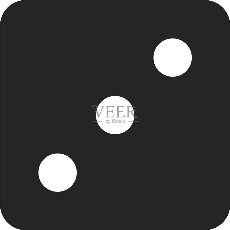 骰子数字三图标图标素材