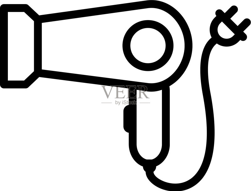 吹风机图标图标素材