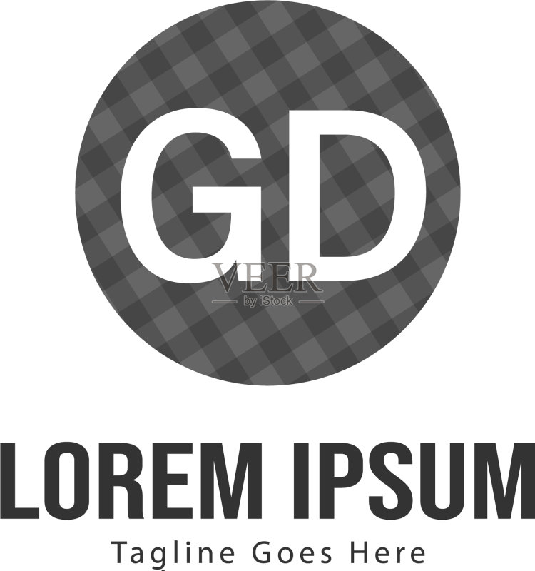 GD现代框架Logo模板图标素材