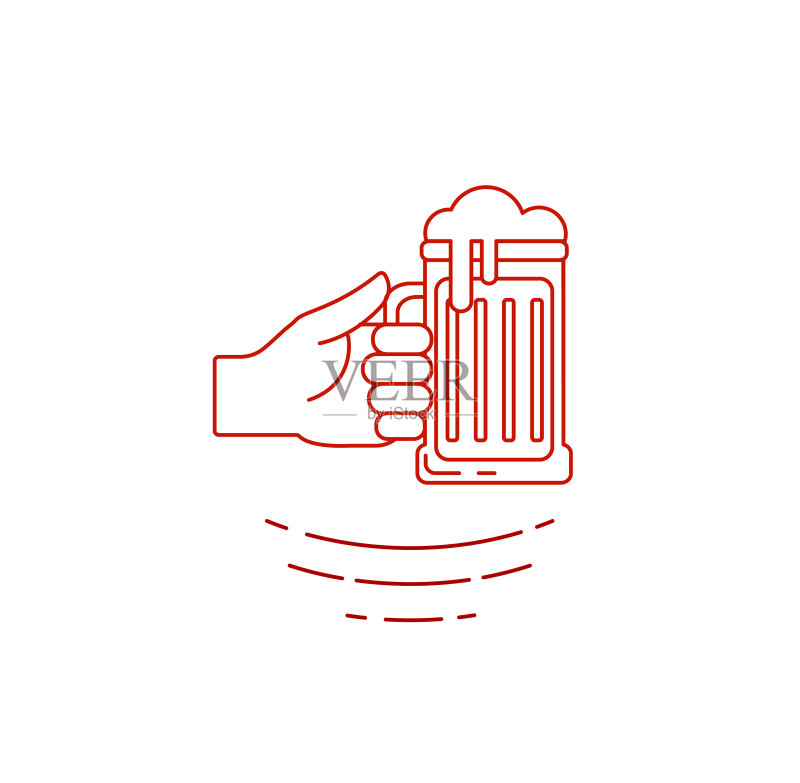 啤酒和啤酒厂图标与logo图标素材