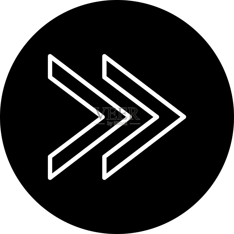 向前图标图标素材