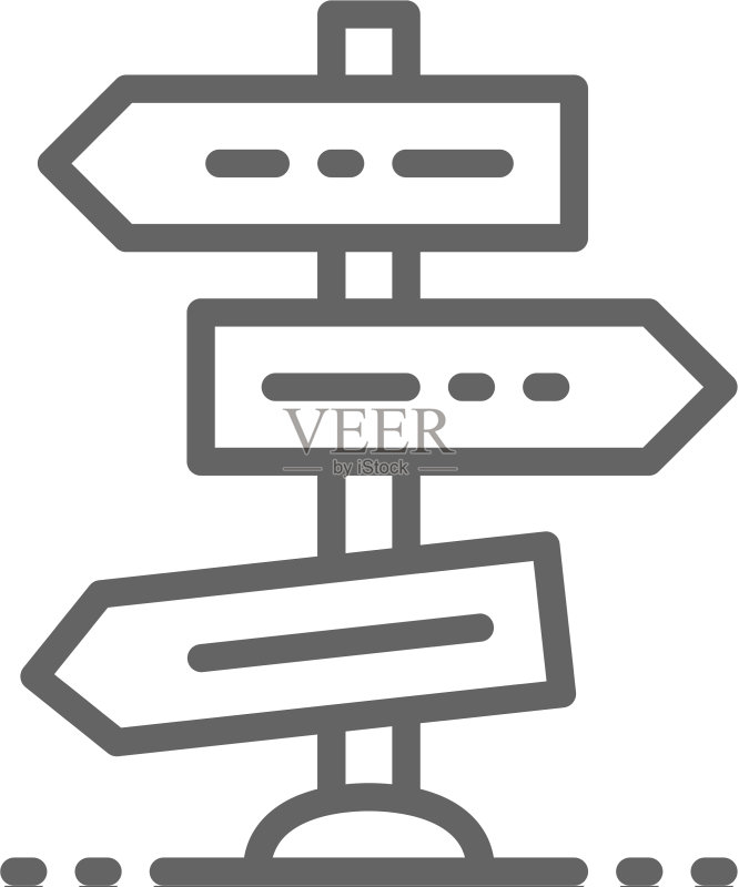 道路交通标志十字路口图标素材