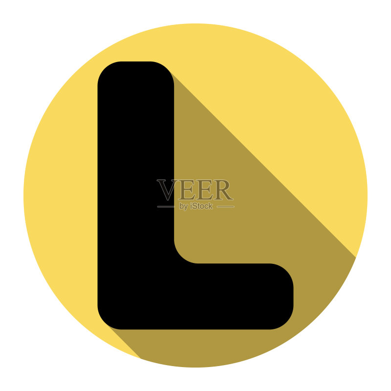 L字母标志设计模板元素图标素材