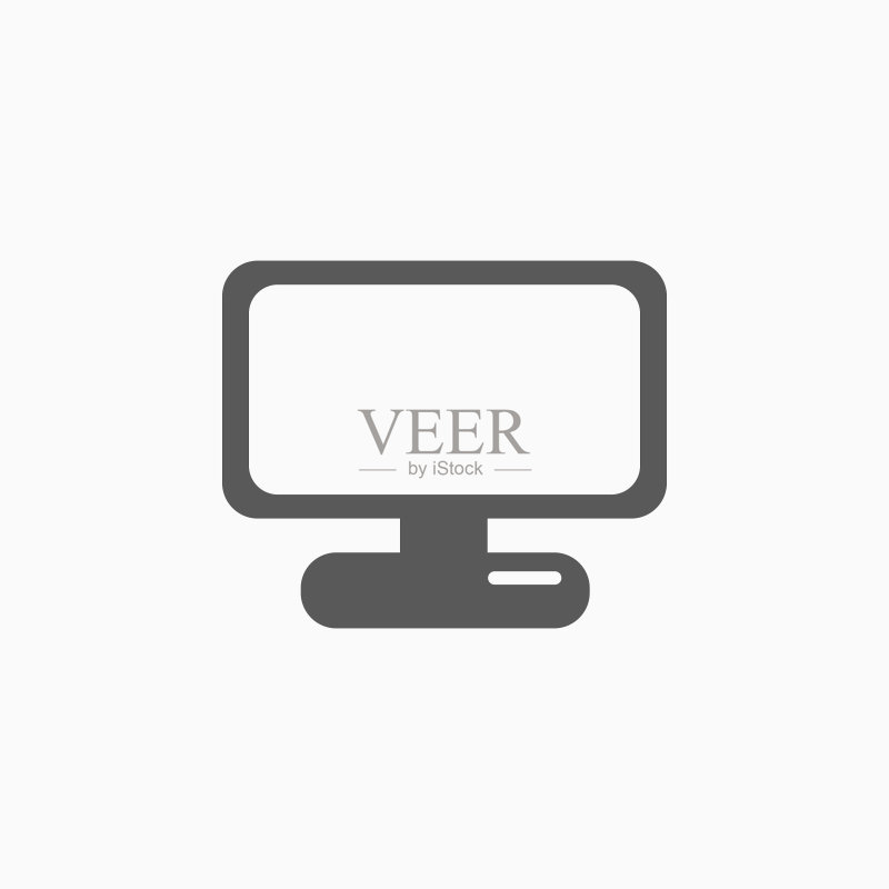 电脑图标,显示器矢量图图标素材