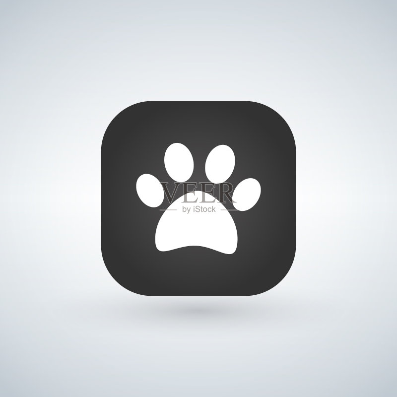 动物方形App按钮图标素材