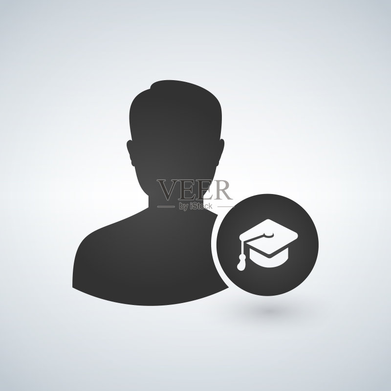 毕业季男人图标图标素材