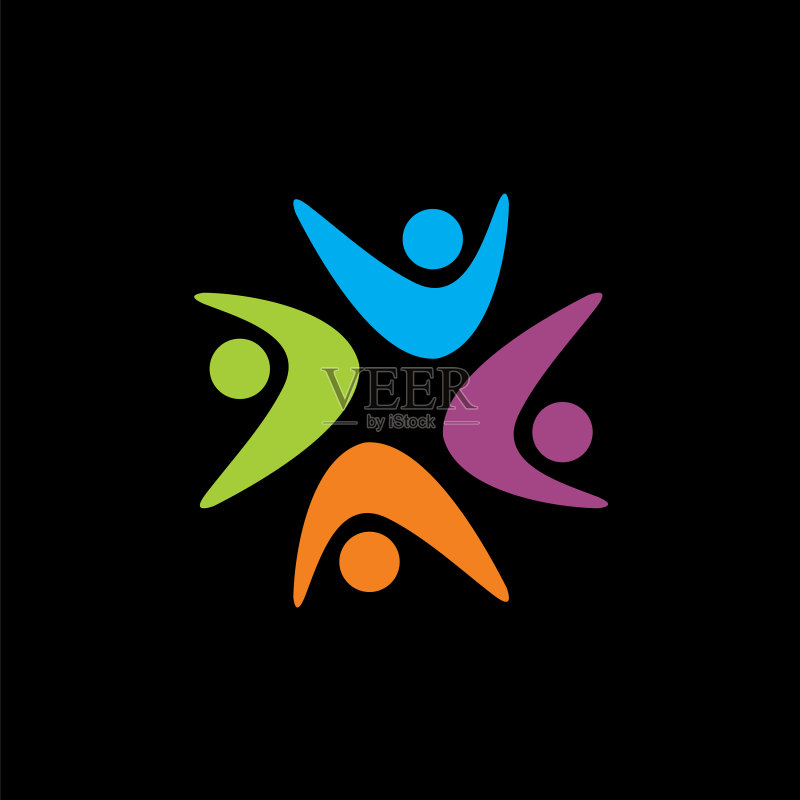 Webstar形状标志社区标志人类标志图标素材