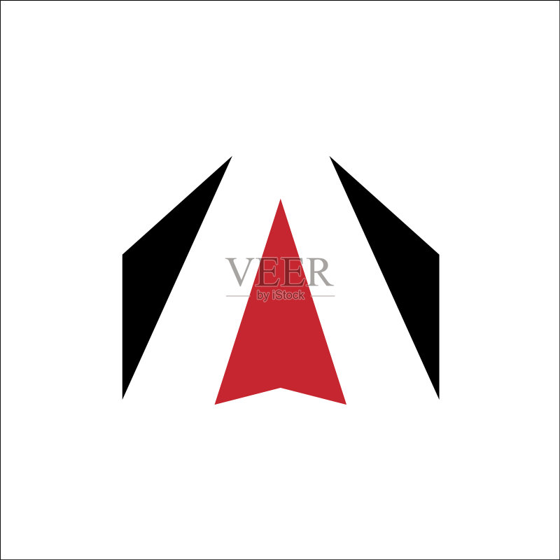 A首字母LOGO图标设计元素图标素材