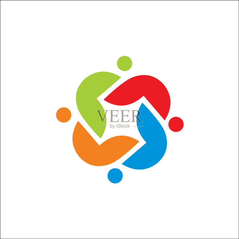 社区关怀logo模板图标图标素材