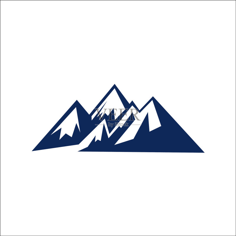 山标志设计模板图标素材