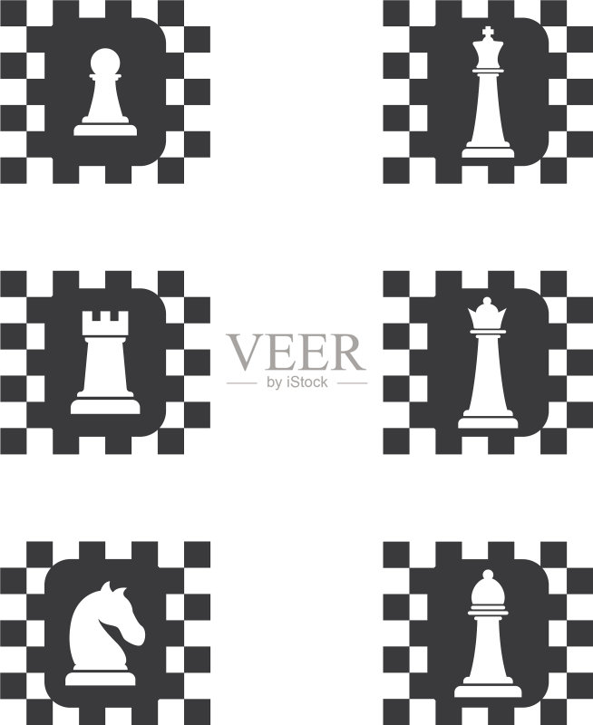 国际象棋图标集图标素材