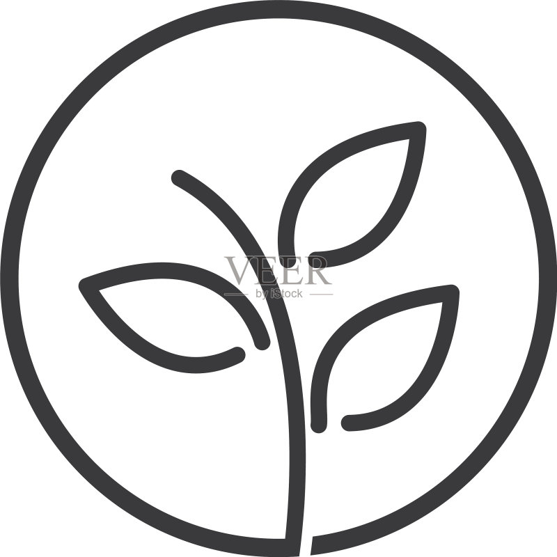 树叶图标图标素材