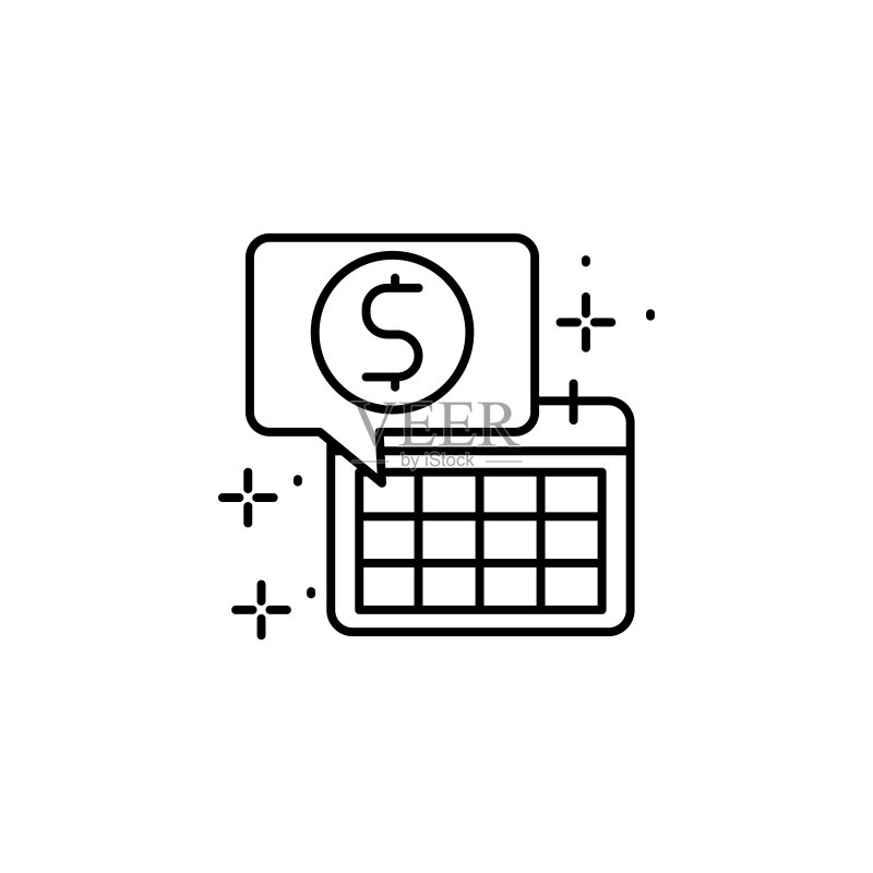 活动,美元图标。现代商务图标元素图标素材