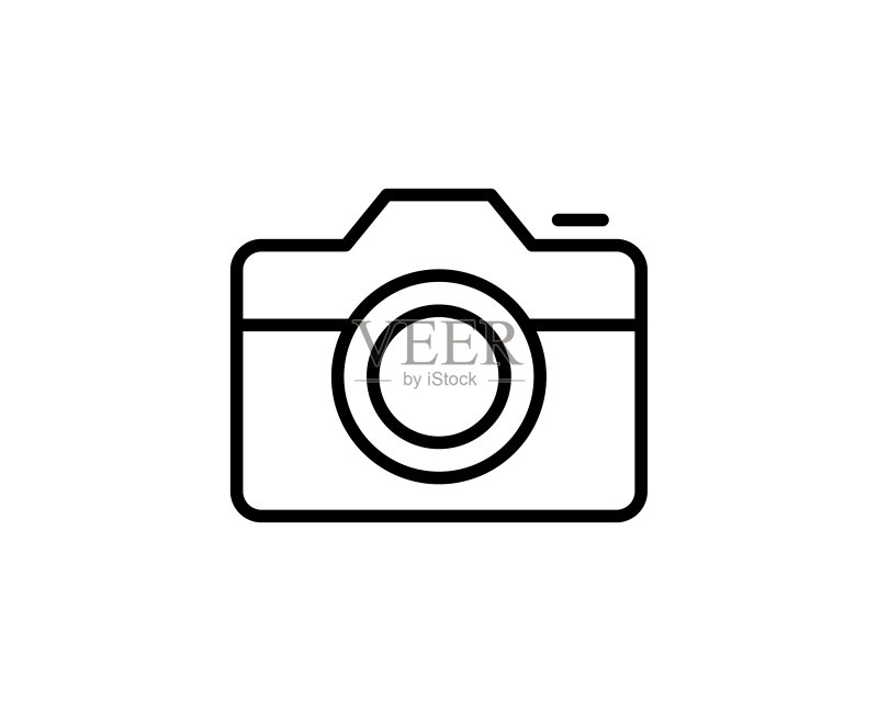 相机线条图标图标素材