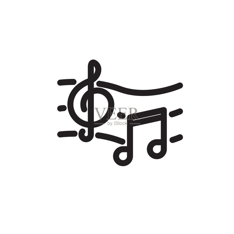 音符符号相关音频和音乐图标图标素材