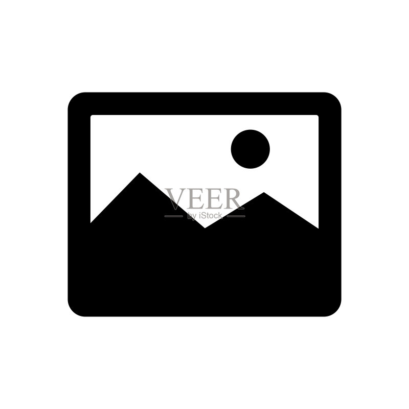 照片图标矢量设计模板图标素材