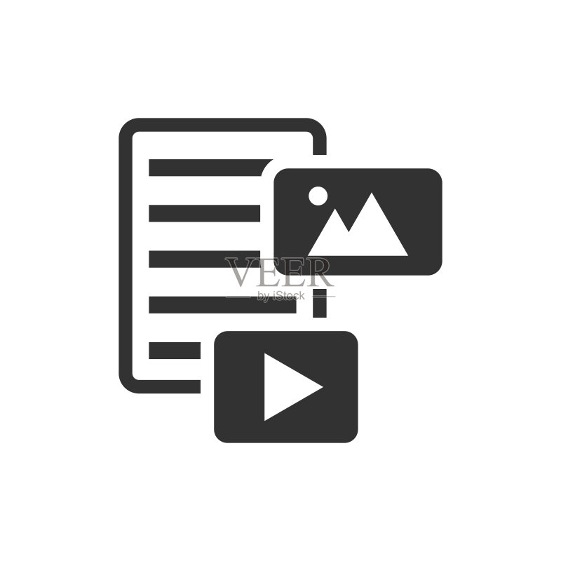 数字内容图标图标素材