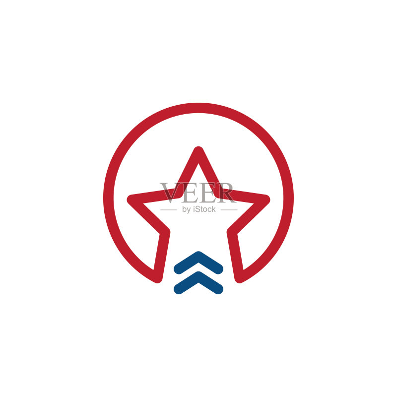 星星图标和符号矢量图图标素材