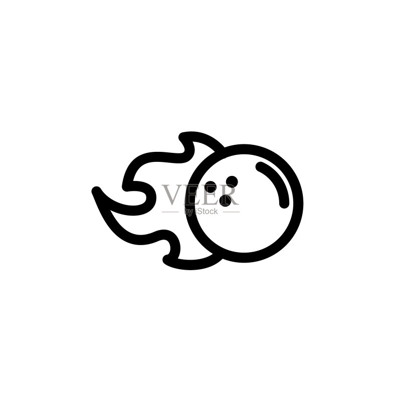 保龄球图标标志符号设计模板图标素材
