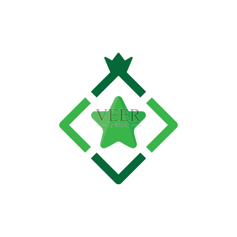 星星图标和符号矢量图图标素材