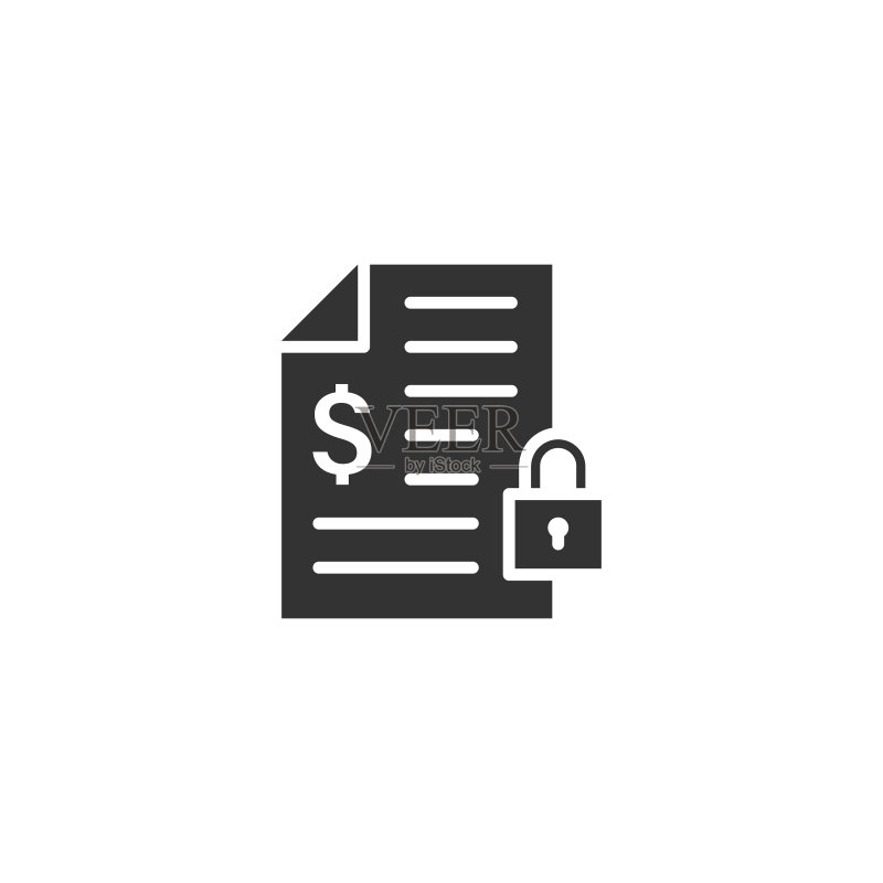扁平风格金融报表图标图标素材
