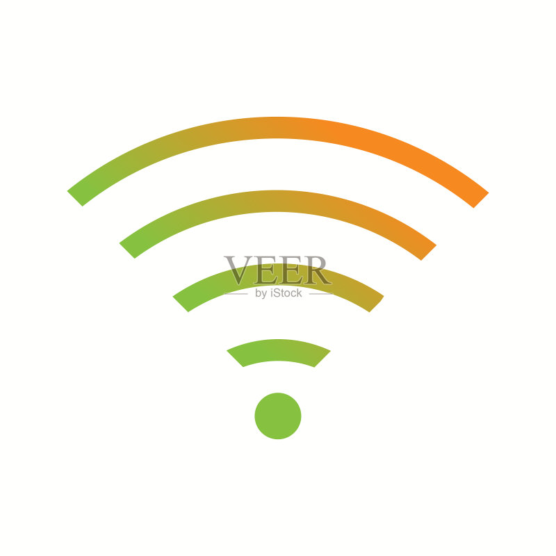 独特的WIFI线性图标图标素材