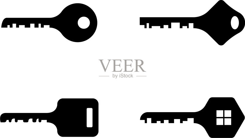 钥匙logo模板图标图标素材