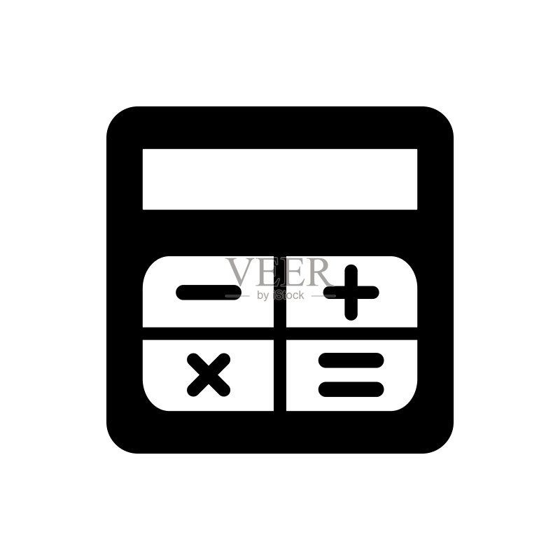 计算器图标设计矢量模板图标素材