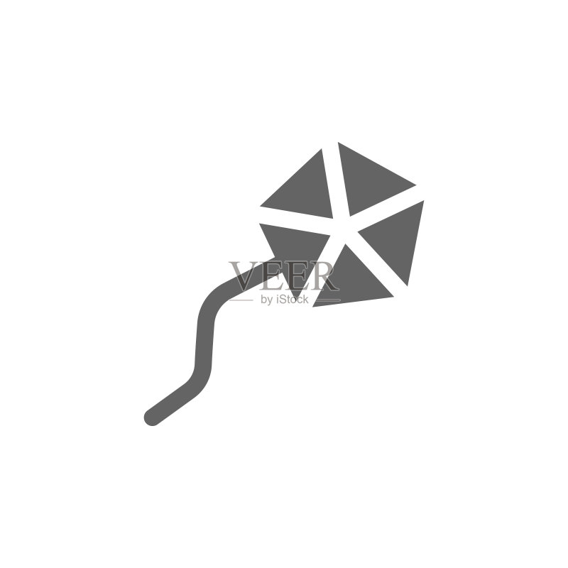 风筝图标:适用于UI和UX的简约夏季矢量图标,网站或移动应用图标素材