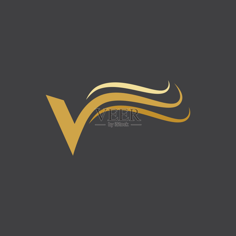 V字图标模板图标素材