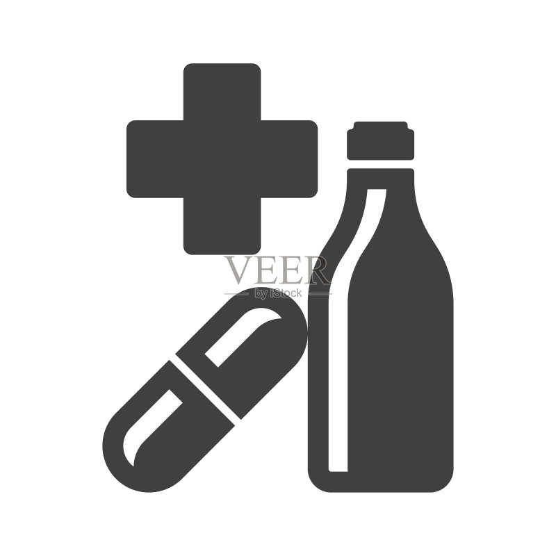 急救箱图标简约十字图标素材