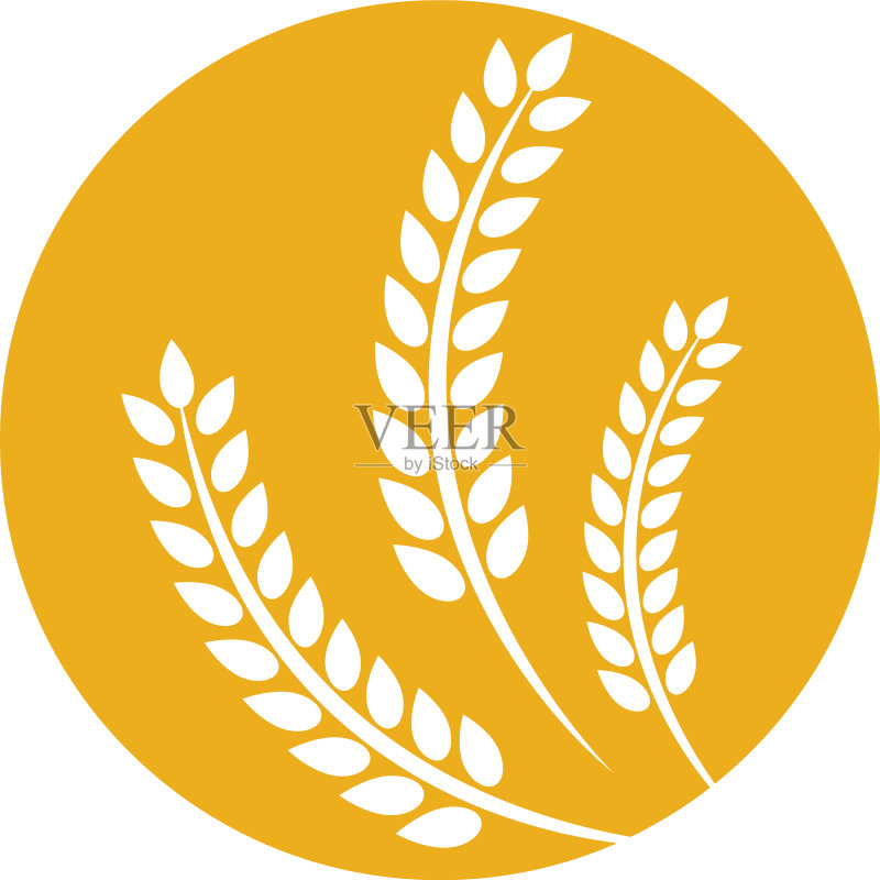 小麦图标设计图标素材