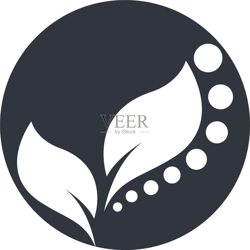 叶子logo图标图标素材