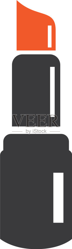 口红时尚产品标签图标素材