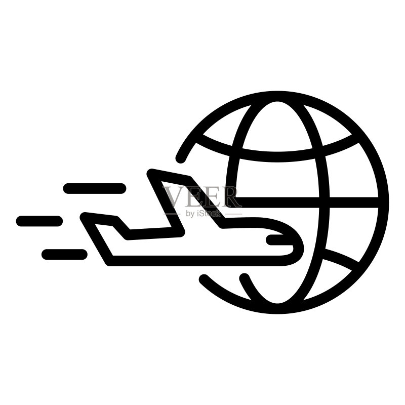飞机旅行图标图标素材