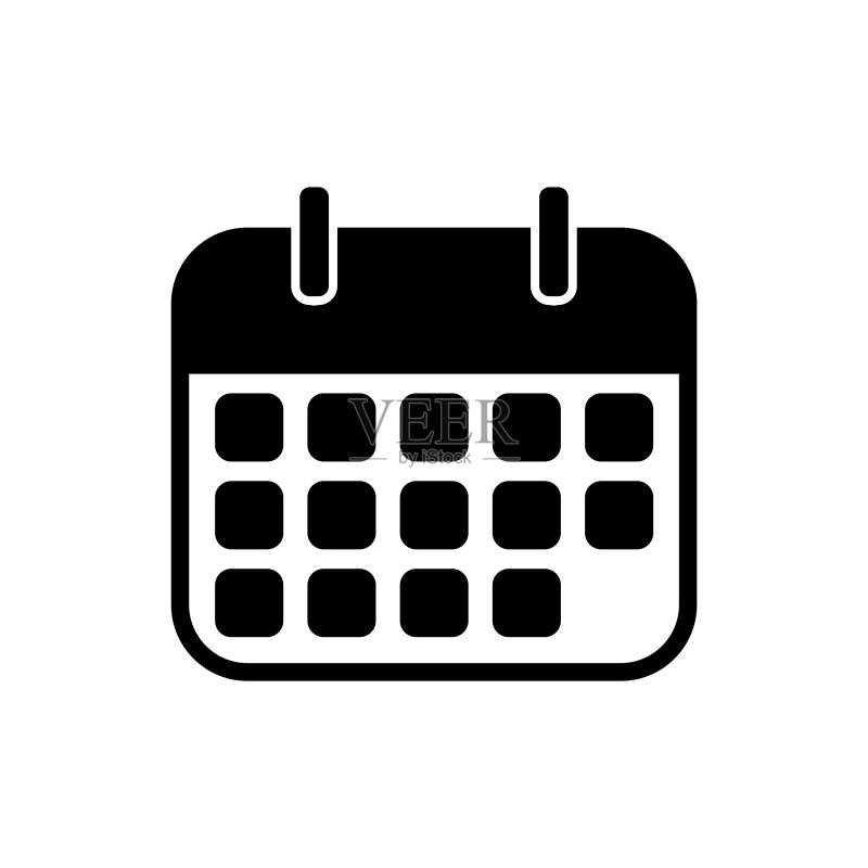 日历图标矢量设计模板图标素材